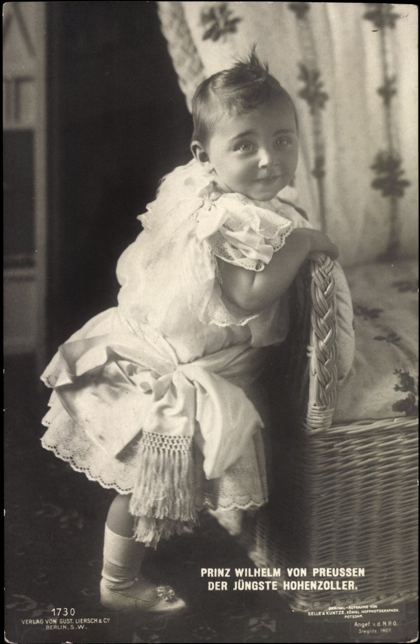 Pruský princ Vilém, nejmladší Hohenzoller od Photographer German