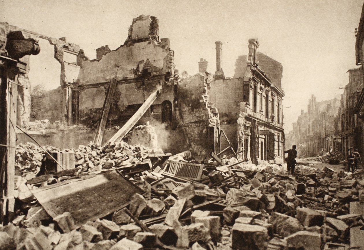 Pohled na Rue St. Martin, Soissons od Photographer German