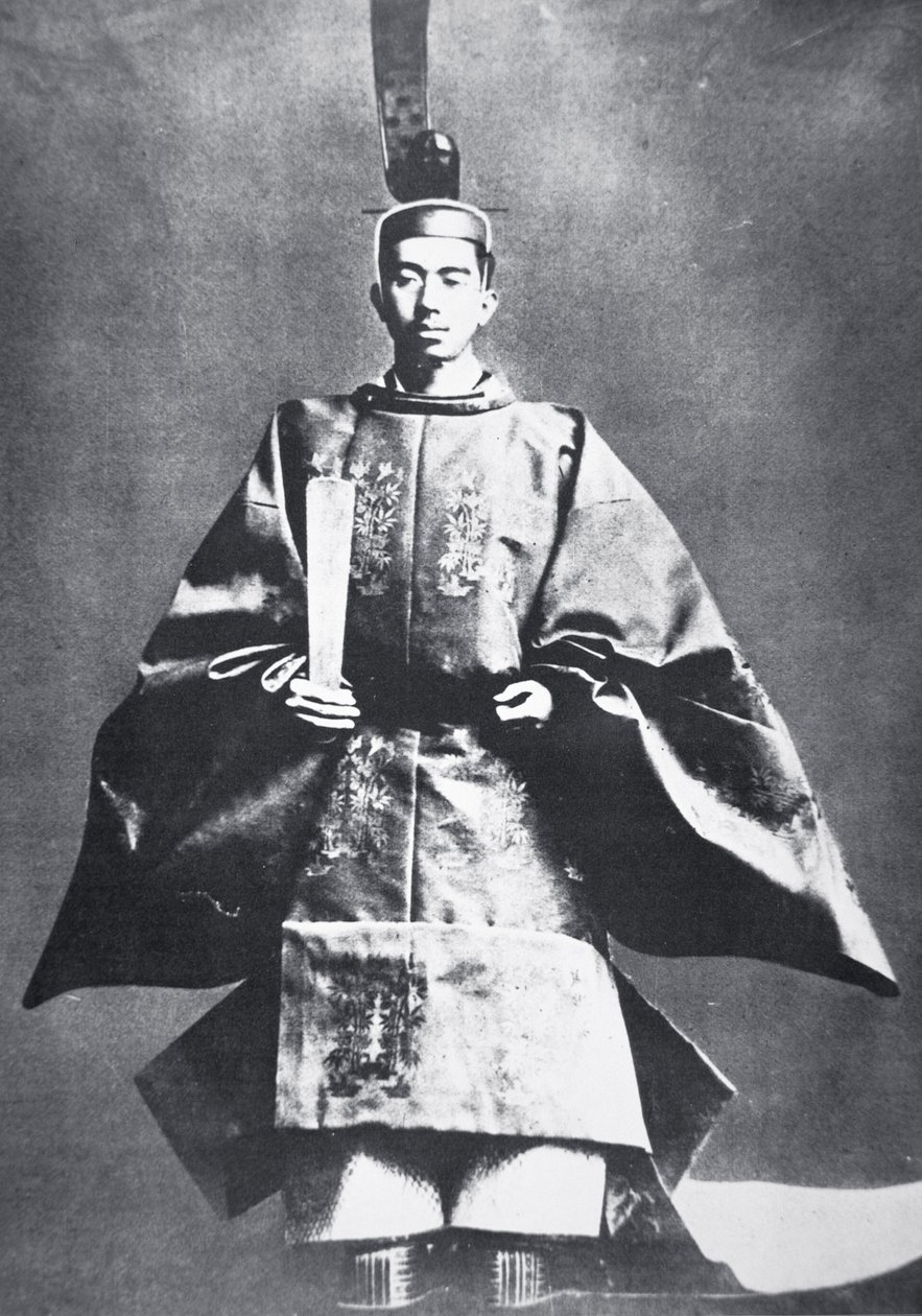 Hirohito, japonský císař při jeho intronizaci od Photographer Japanese