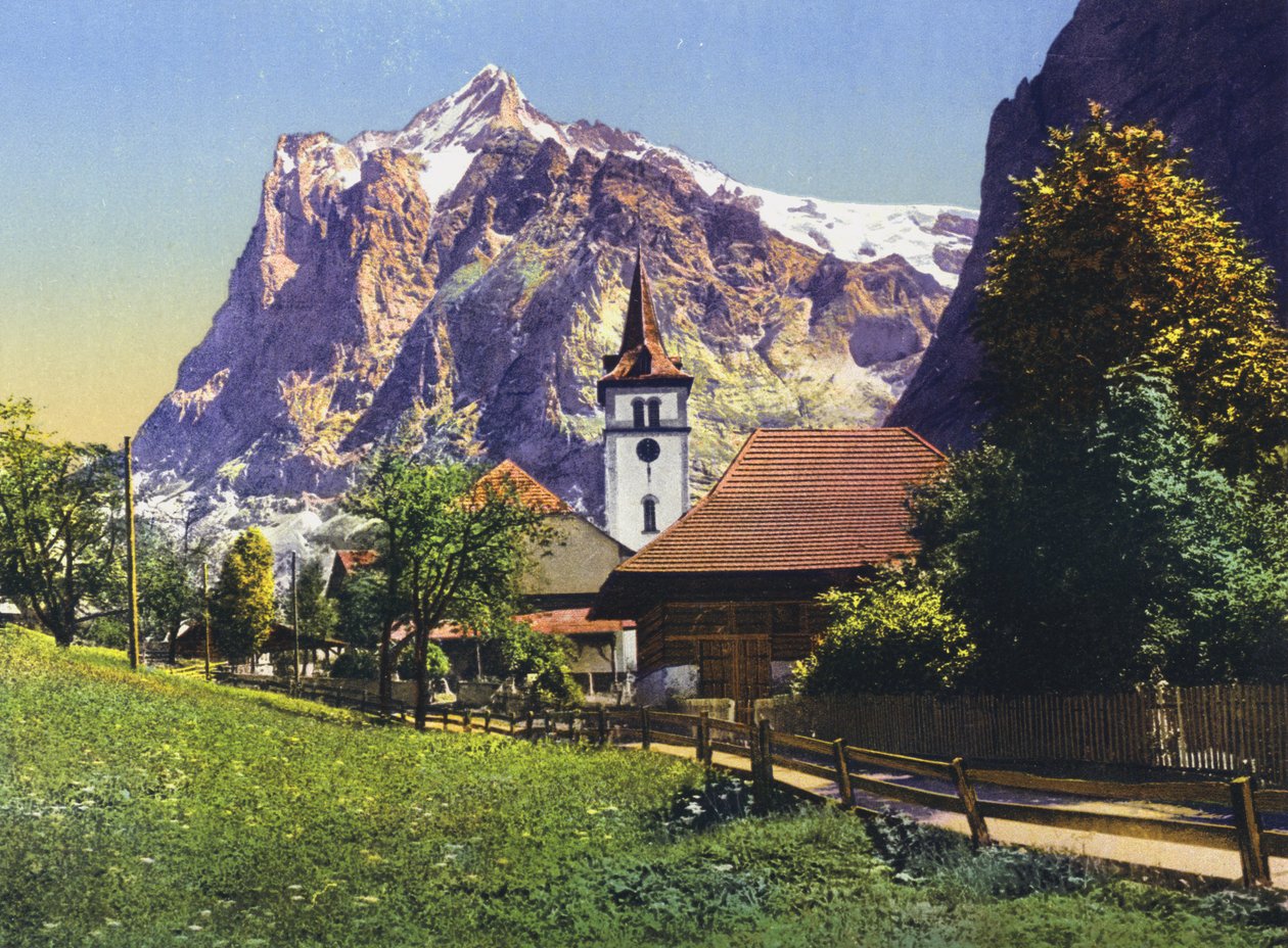 Grindelwald, Wetterhorn (foto) od Photographer Swiss