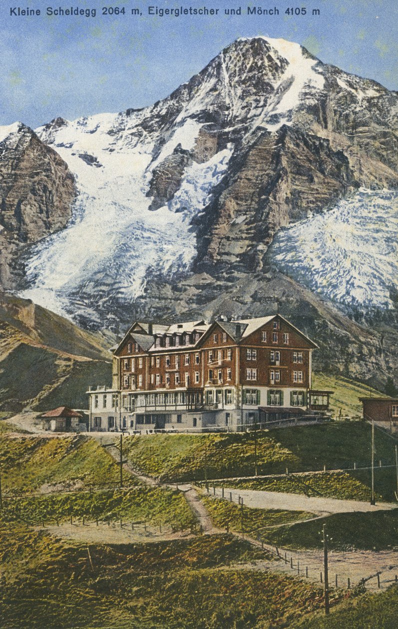 Kleine Scheidegg, Švýcarsko (barevné foto) od Photographer Swiss