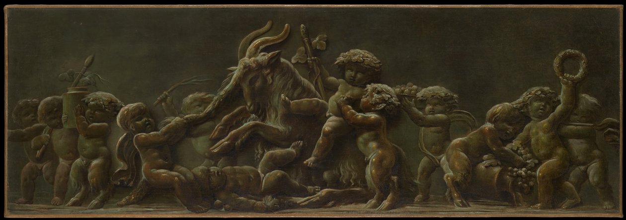 Kojenecký Bacchanal, 80. léta 18. století. od Piat Joseph Sauvage