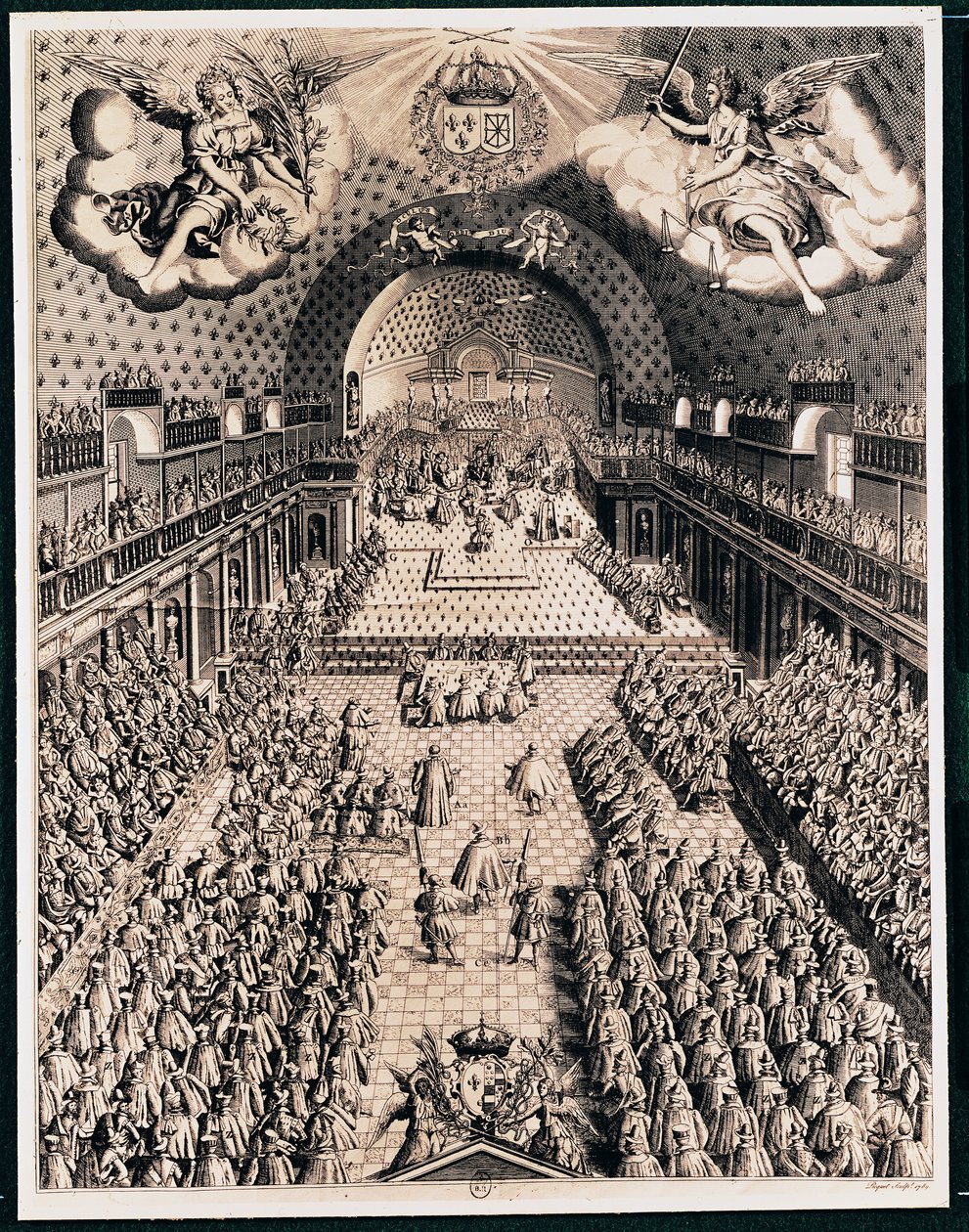 Generální stavovský v Divadle Bourbon, 27. října 1614 od Picquet