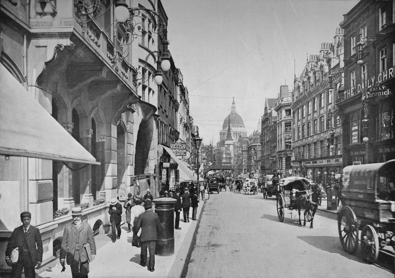 Fleet Street, City of London, c1900 1911 od Pictorial Agency