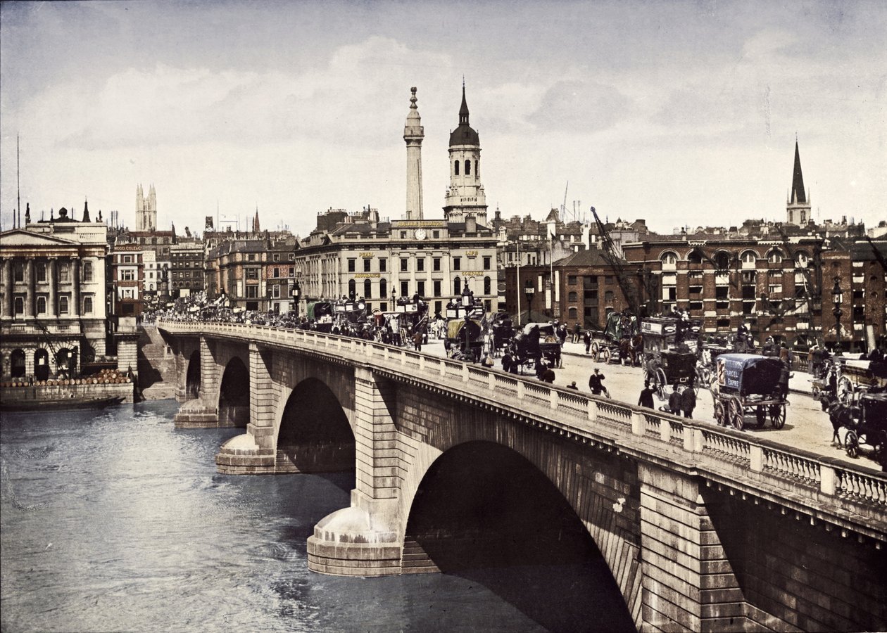 London Bridge, City of London, 1911 od Pictorial Agency