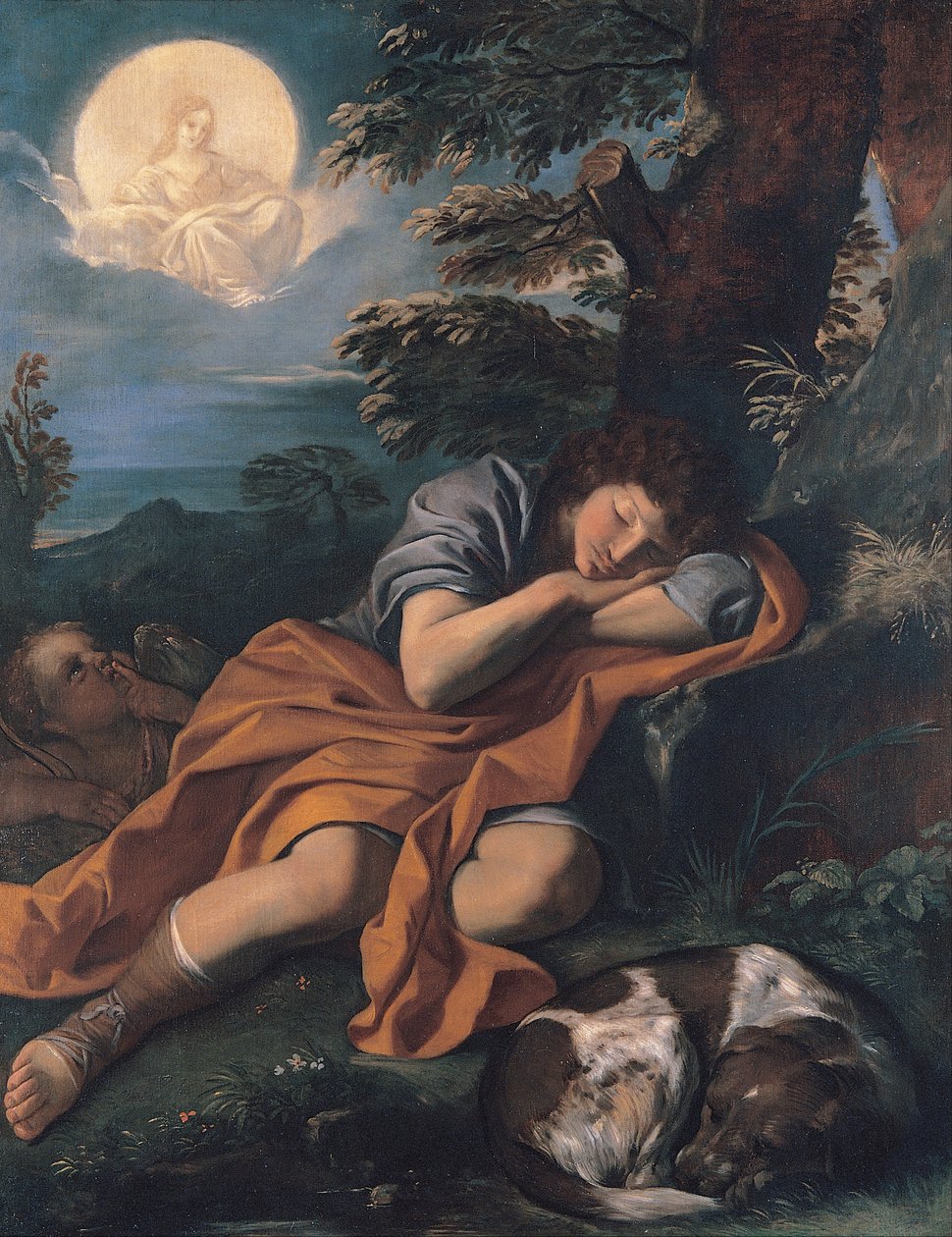 Diane a Endymion od Pier Francesco Mola