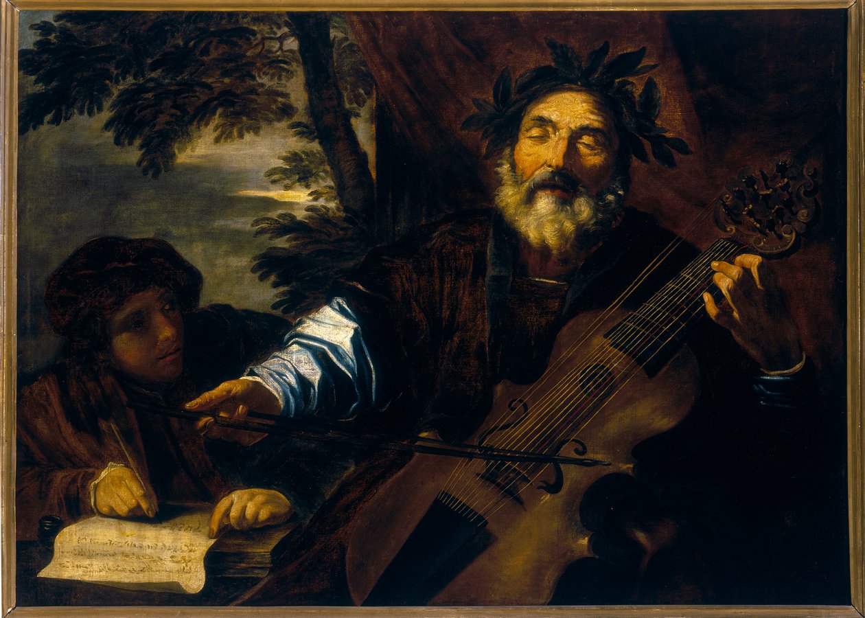 Homer od Pier Francesco Mola