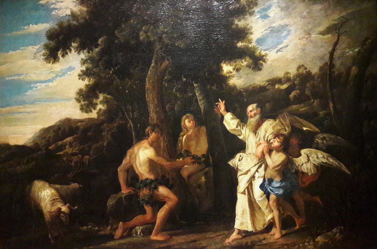 Vyloučení z ráje od Pier Francesco Mola