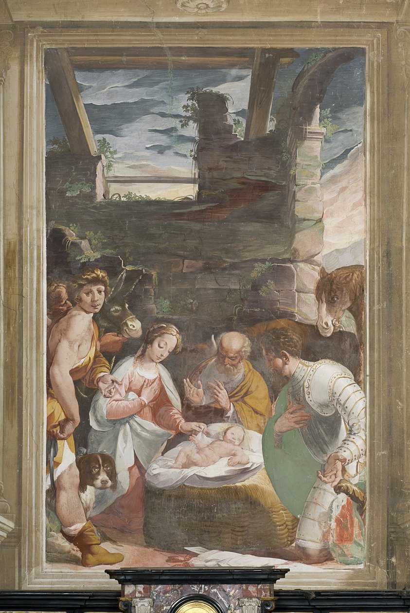 Narození Páně, 1600-10 od Pier Francesco Morazzone