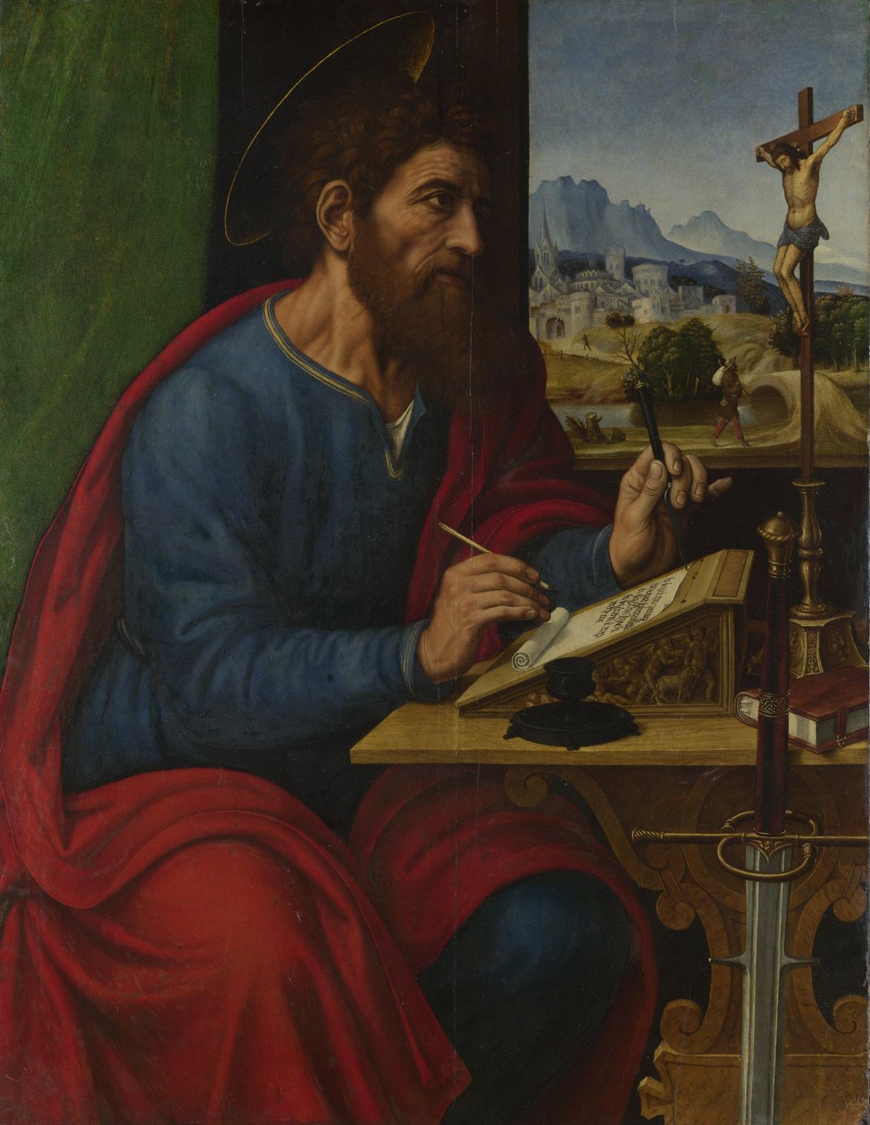 Psaní svatého Pavla od Pier Francesco Sacchi