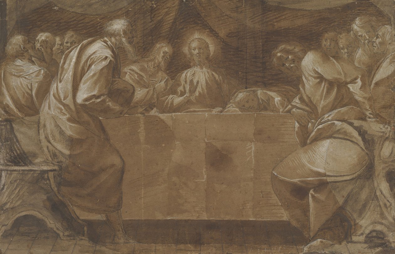 Poslední večeře, ca. 1608. od Pier Francesco Mazzucchelli