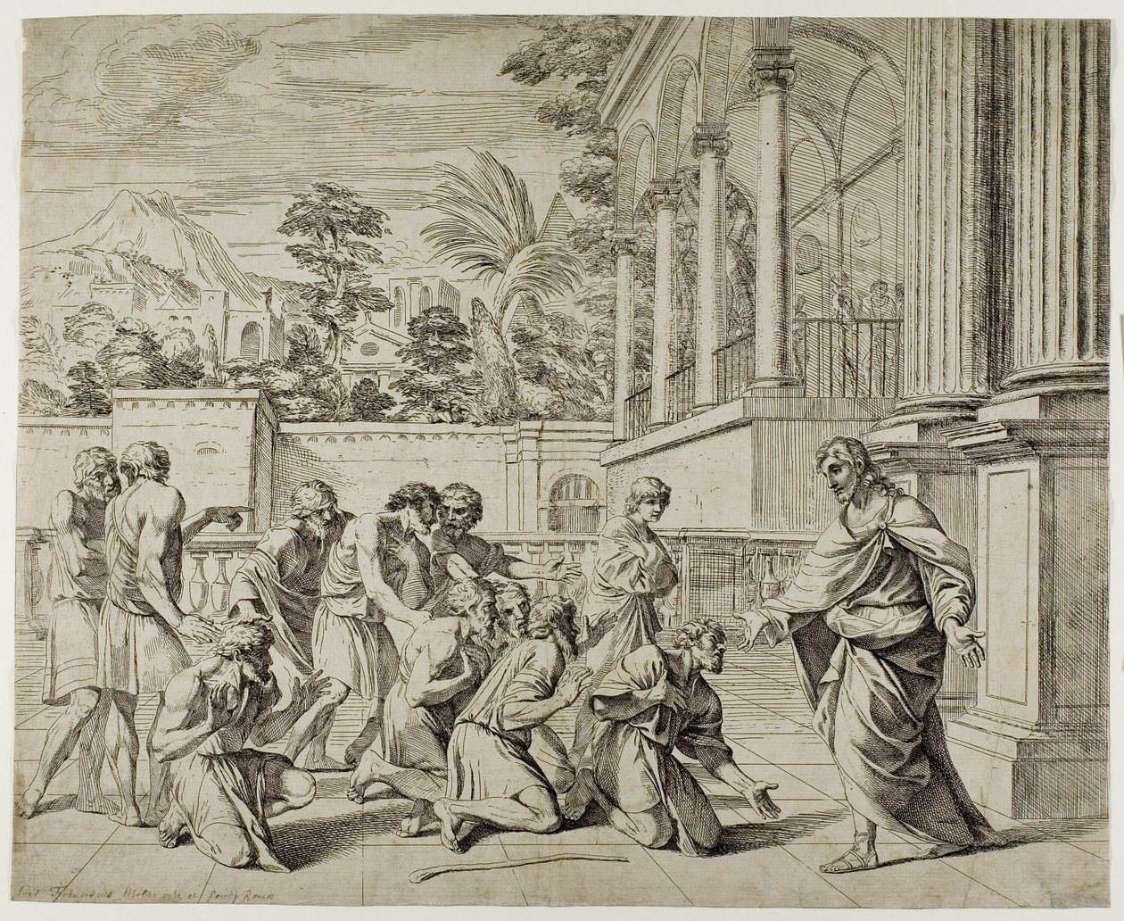 Josefa a jeho bratří od Pier Francesco Mola