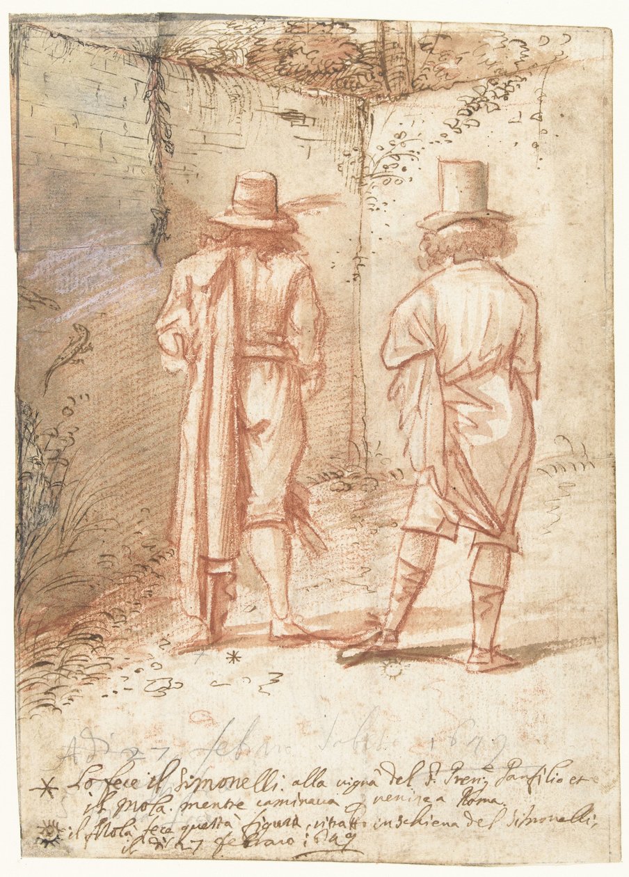 Portréty Pier Francesco Mola a Niccolò Simonelli od Pier Francesco Mola