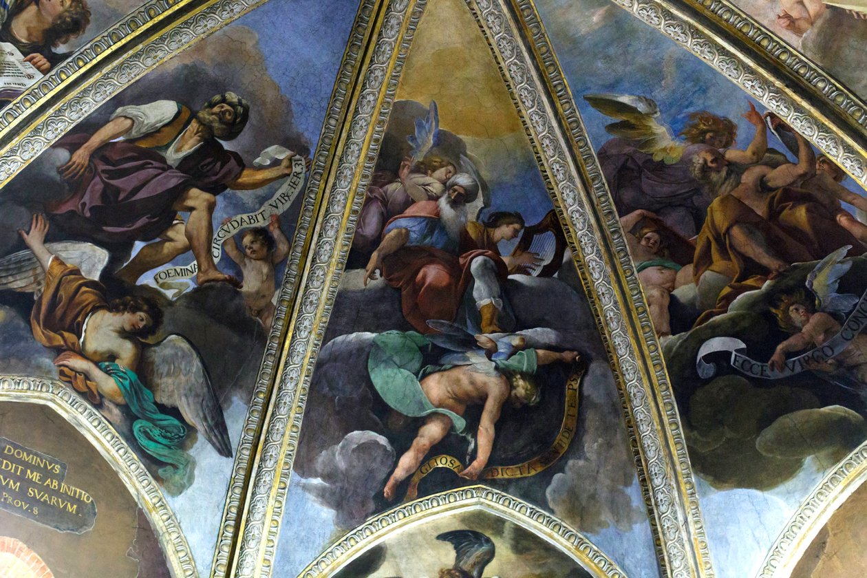 Freska zobrazující proroka Davida, asi 1626 (freska) od Pier Francesco Morazzone