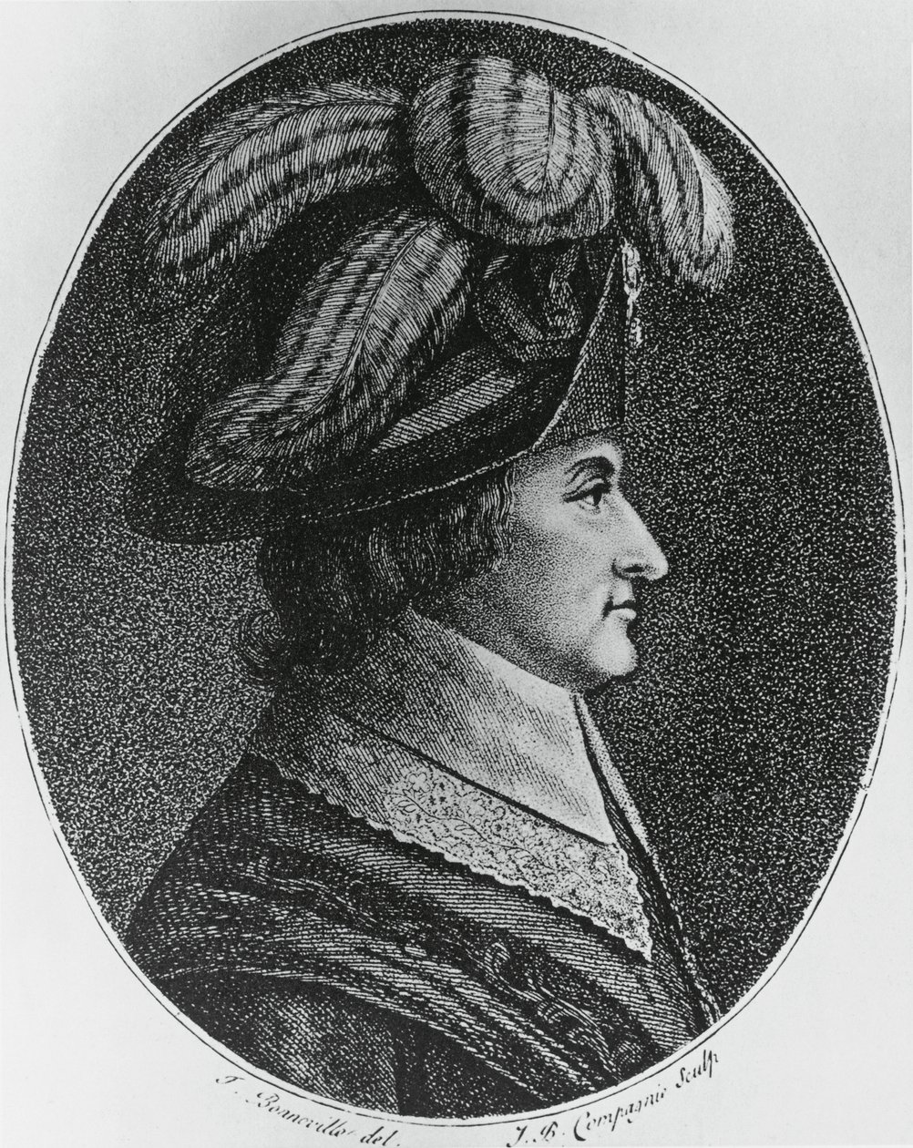 Portrét Lazare Nicolas Marguerite, Comte Carnot (1753-1823), francouzský generál, politik, inženýr a matematik, rytina od Blaise Nicolas Le Sueur