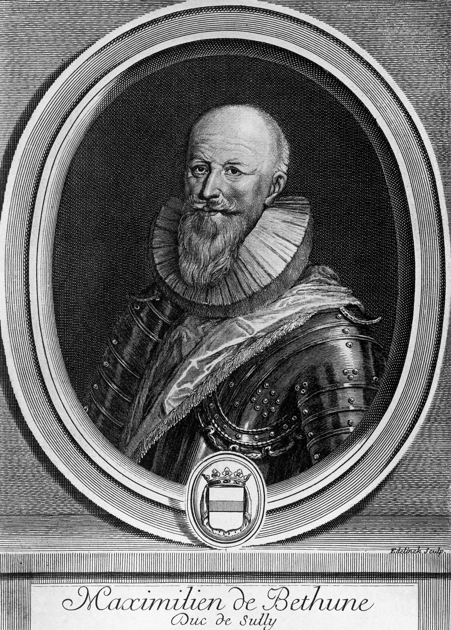 Portrét Maximiliena de Bethune od Blaise Nicolas Le Sueur