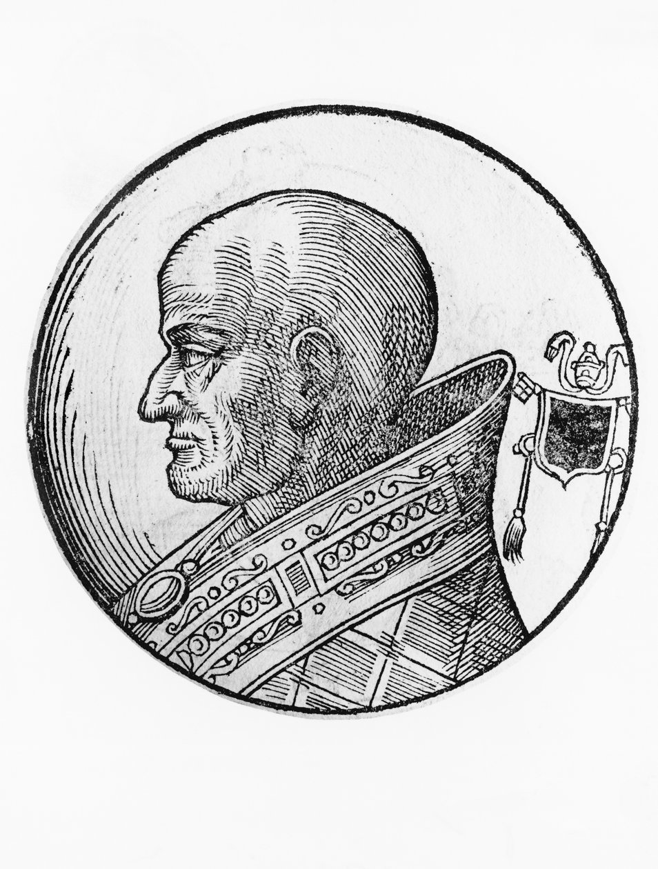 Portrét Sergia III (zemřel 911) od Blaise Nicolas Le Sueur