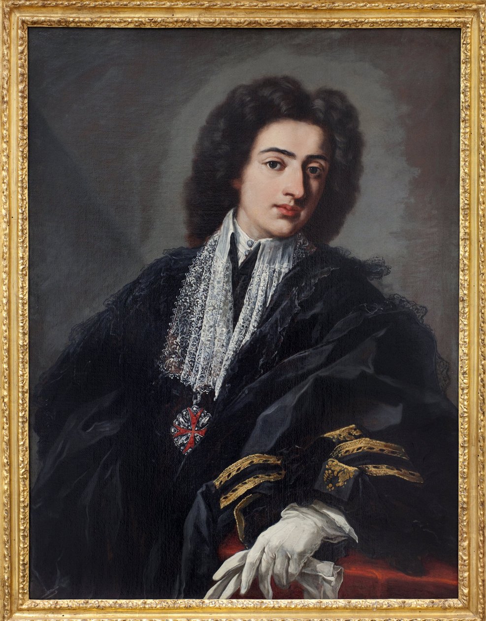 Portrét Carla Albaniho. Obraz Pier Leone Ghezzi (1674-1755), olej na plátně, kolem roku 1708. V italském 18. století. Staatsgalerie, Stuttgart (Německo). od Pier Leone Ghezzi