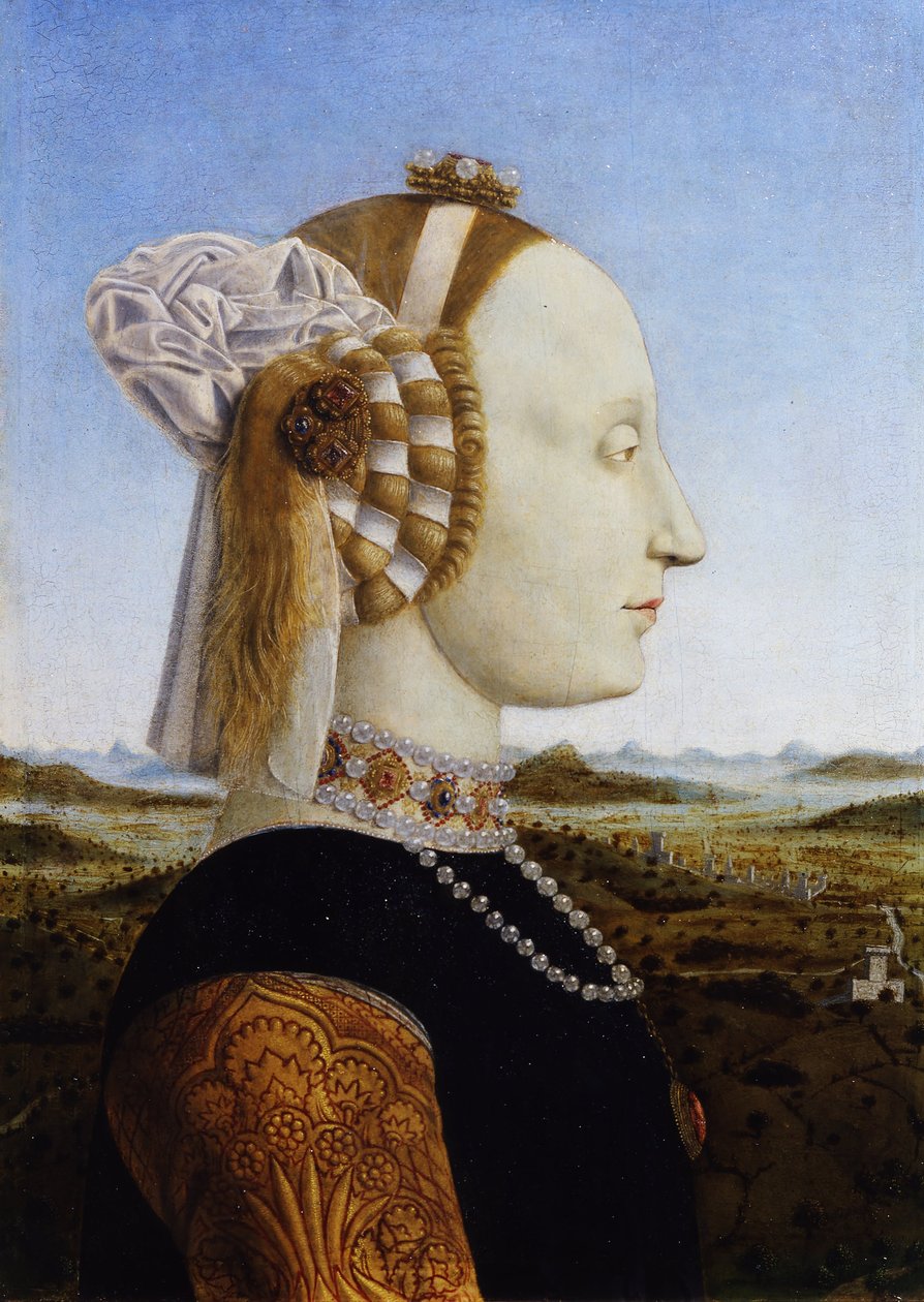 Portréty vévody a vévodkyně z Urbino, Federica da Montefeltra a Battisty Sforzy od Piero della Francesca