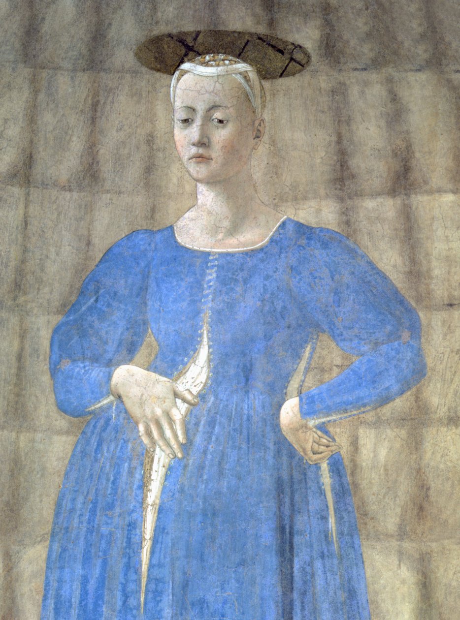 Madonna del Parto, c.1450-70 (detail) (viz také 75561, 172471 a 172472) od Piero della Francesca