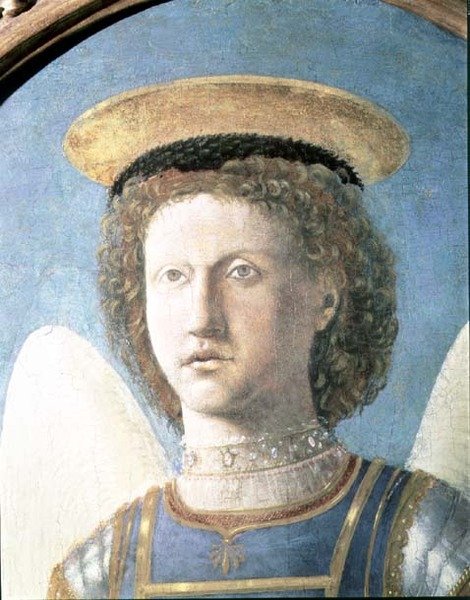 St. Michael (detail) od Piero della Francesca