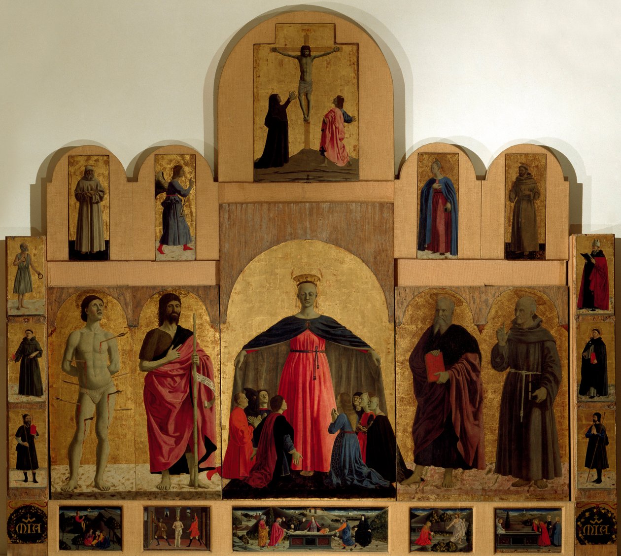detail oltářního obrazu Misericordia od Piero della Francesca