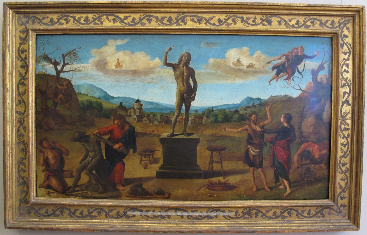 Der Mythos von Prometheus od Piero di Cosimo