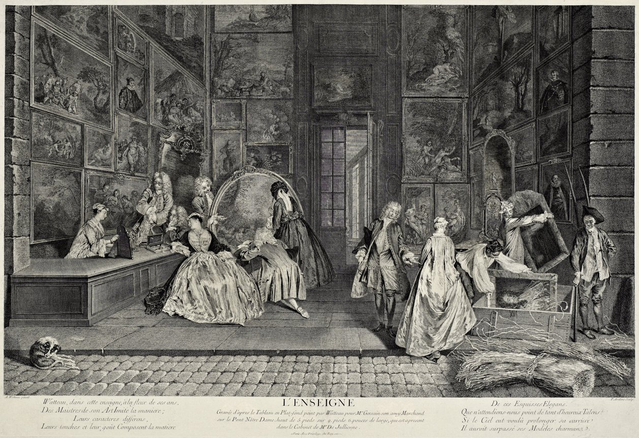 Znamení (LEnseigne) od Pierre Alexandre Aveline