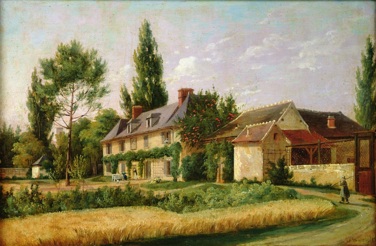 Venkovský dům na okraji Paříže, 1832 od Pierre Alexandre Pau de Saint Martin
