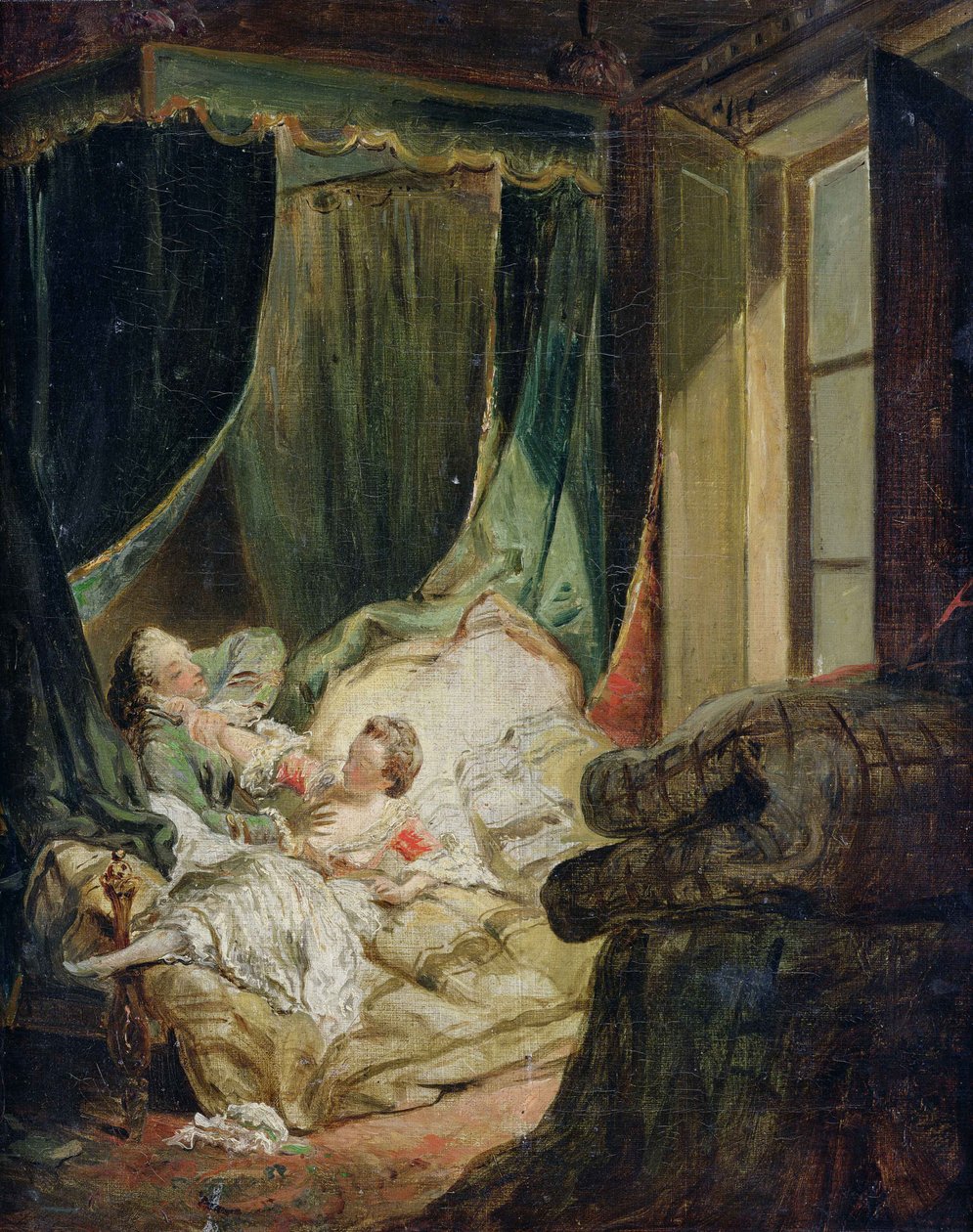Studie pro Indiskrétní nevěstu od Pierre Antoine Baudouin