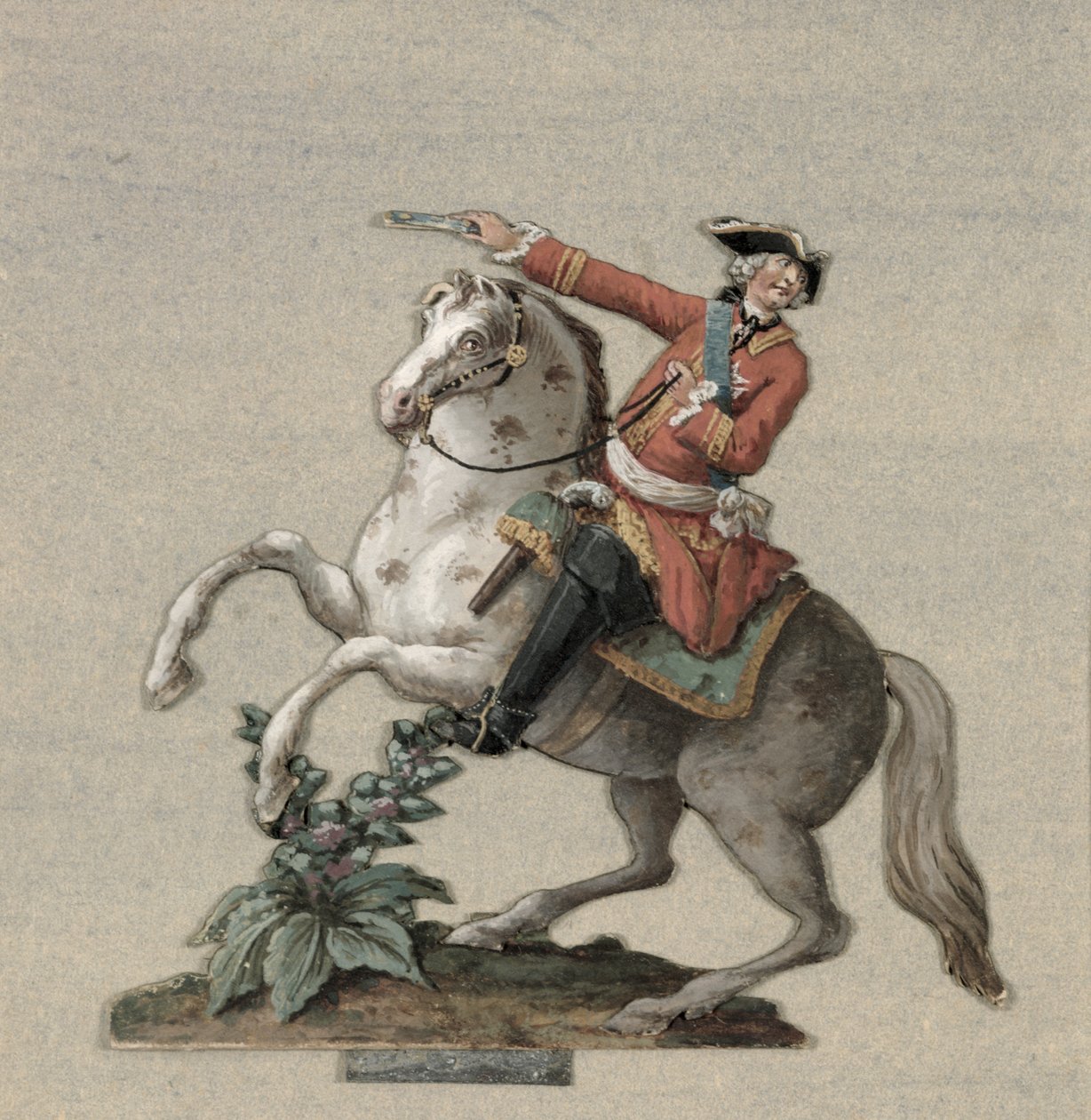 Jezdecký portrét prince Charlese-Just de Beauveau-Craon (1720-93) od Pierre Antoine Lesueur