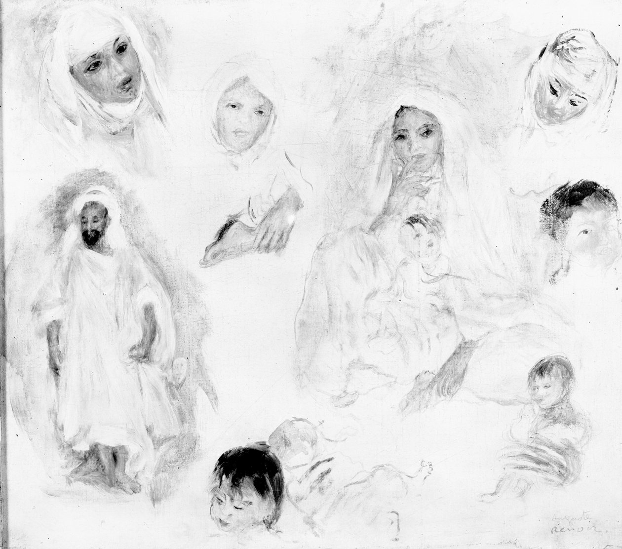 Arabové, 1881-82 od Pierre-Auguste Renoir
