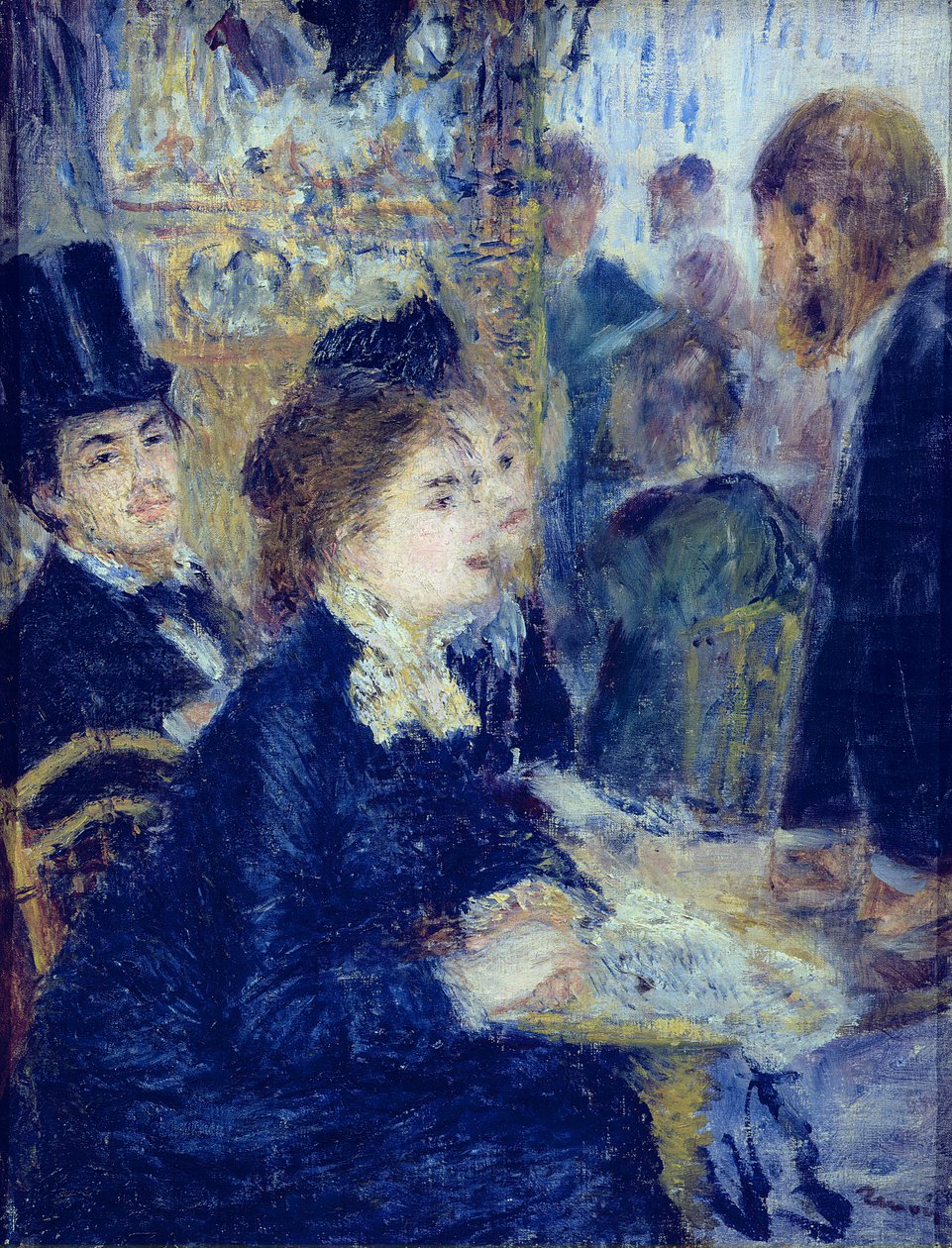 V kavárně, c.1877 od Pierre Auguste Renoir