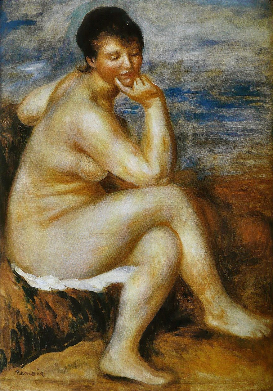 Shromážděte se u skály od Pierre Auguste Renoir