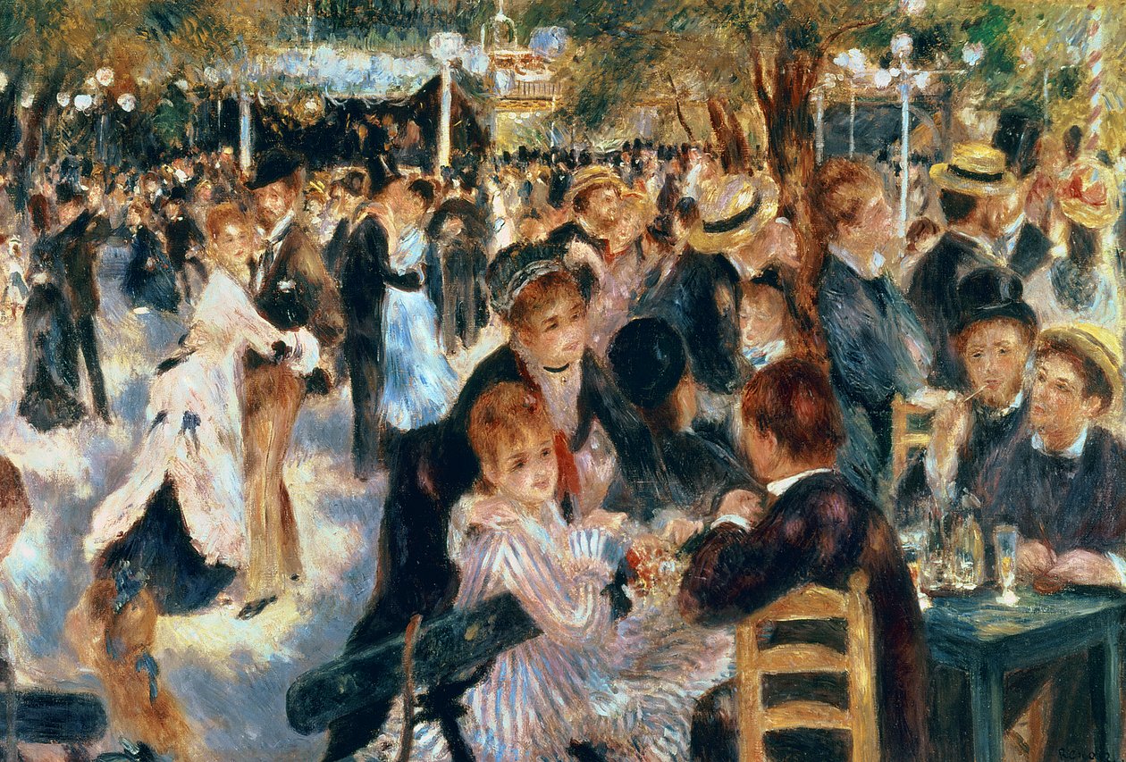 Ples v Moulin de la Galette, 1876 od Pierre Auguste Renoir