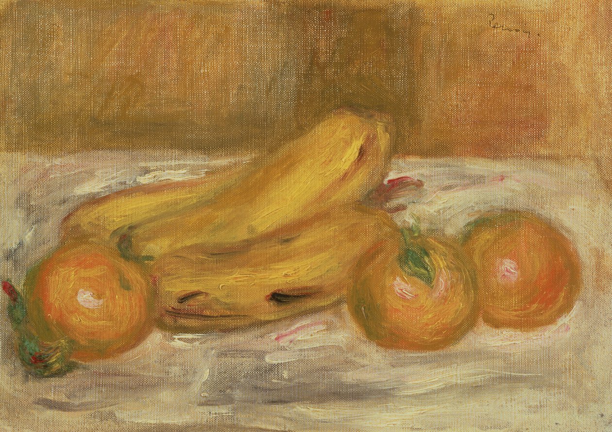 Banány a pomeranče, kolem roku 1913 od Pierre Auguste Renoir
