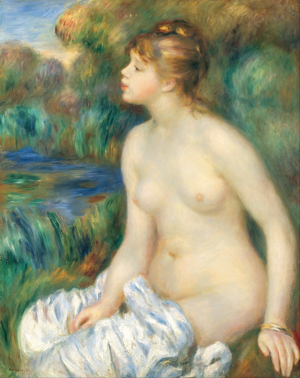 Koupající se od Pierre Auguste Renoir
