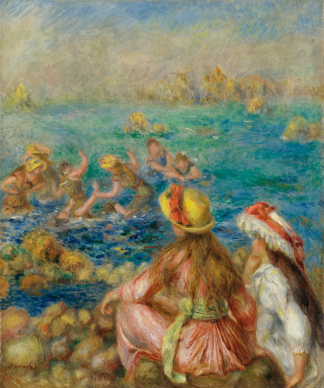 Koupající se od Pierre Auguste Renoir