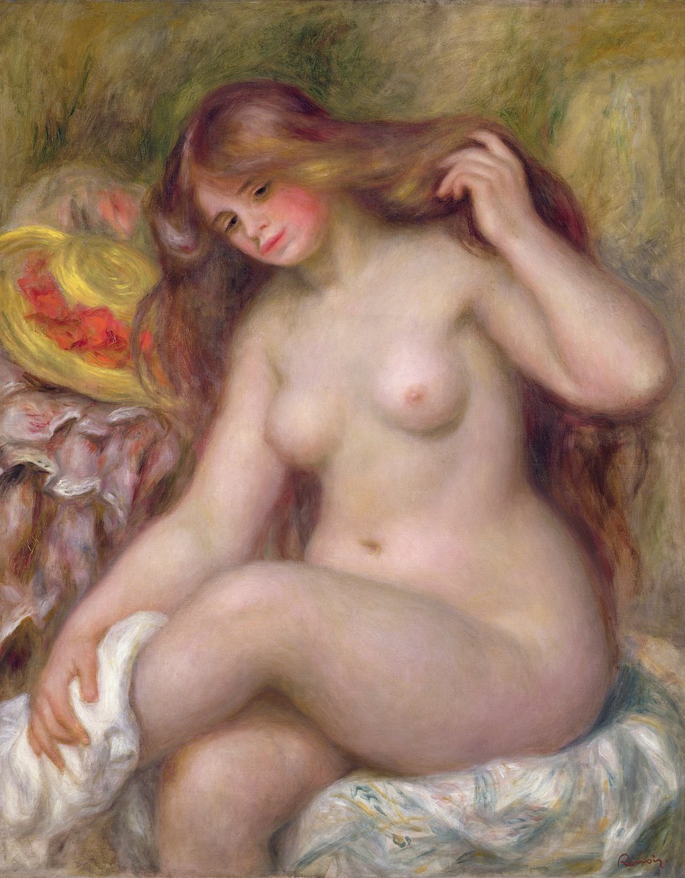 Bather, kolem roku 1903 od Pierre Auguste Renoir
