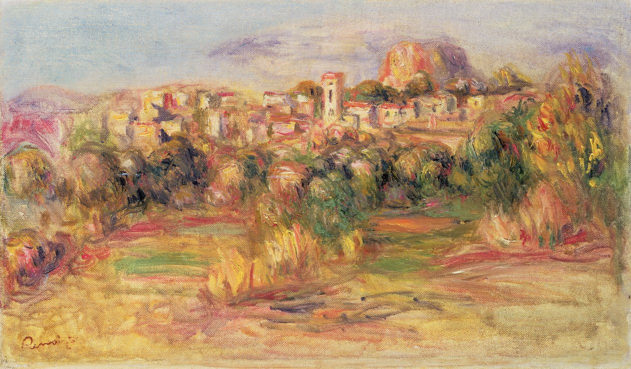 Cagnes, kolem roku 1900 od Pierre Auguste Renoir