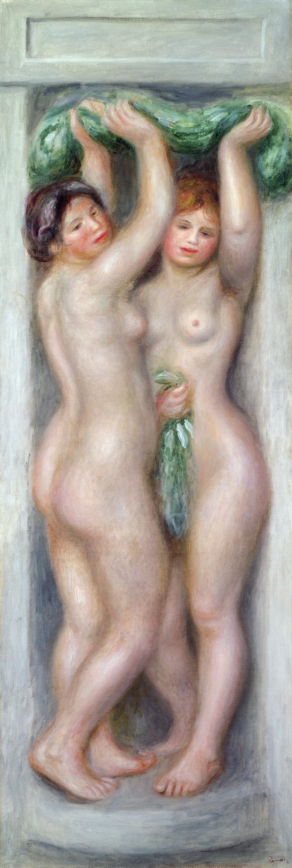 Karyatidy, kolem roku 1910 od Pierre Auguste Renoir