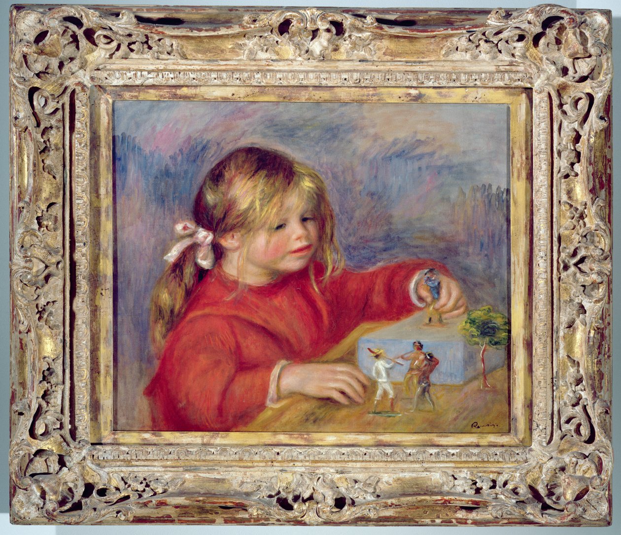 Claude Renoir ve hře, kolem roku 1905 (viz také 19116) od Pierre Auguste Renoir