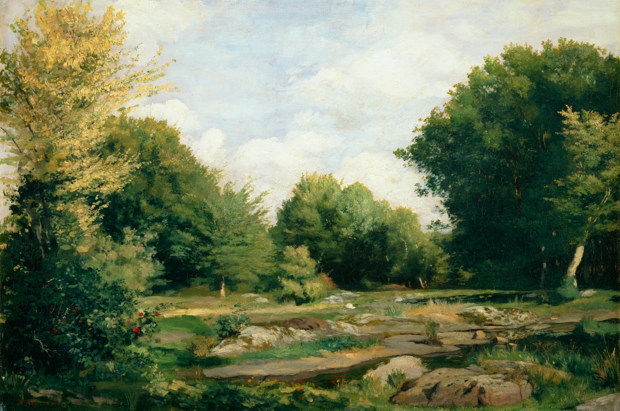 Clearing in the Woods, 1865 od Pierre Auguste Renoir