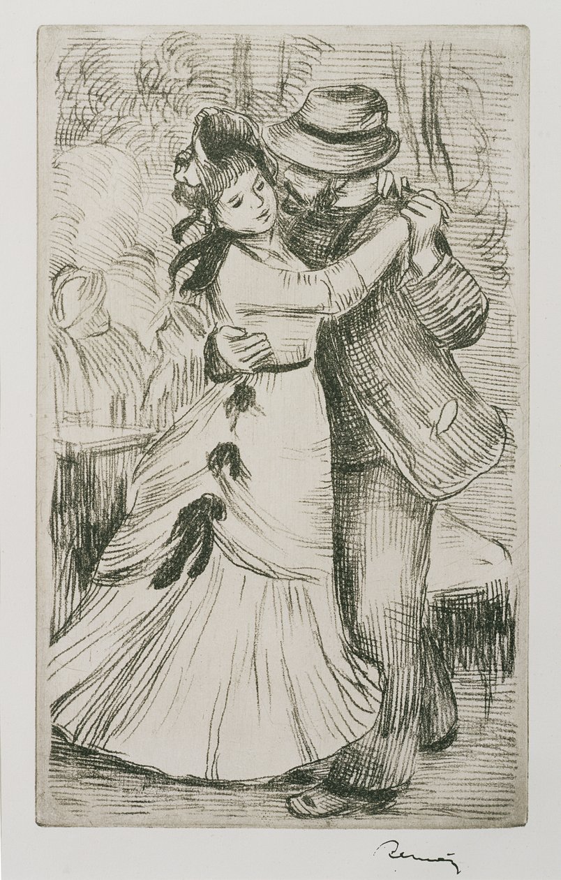 Taneční pár, kolem roku 1880 od Pierre Auguste Renoir