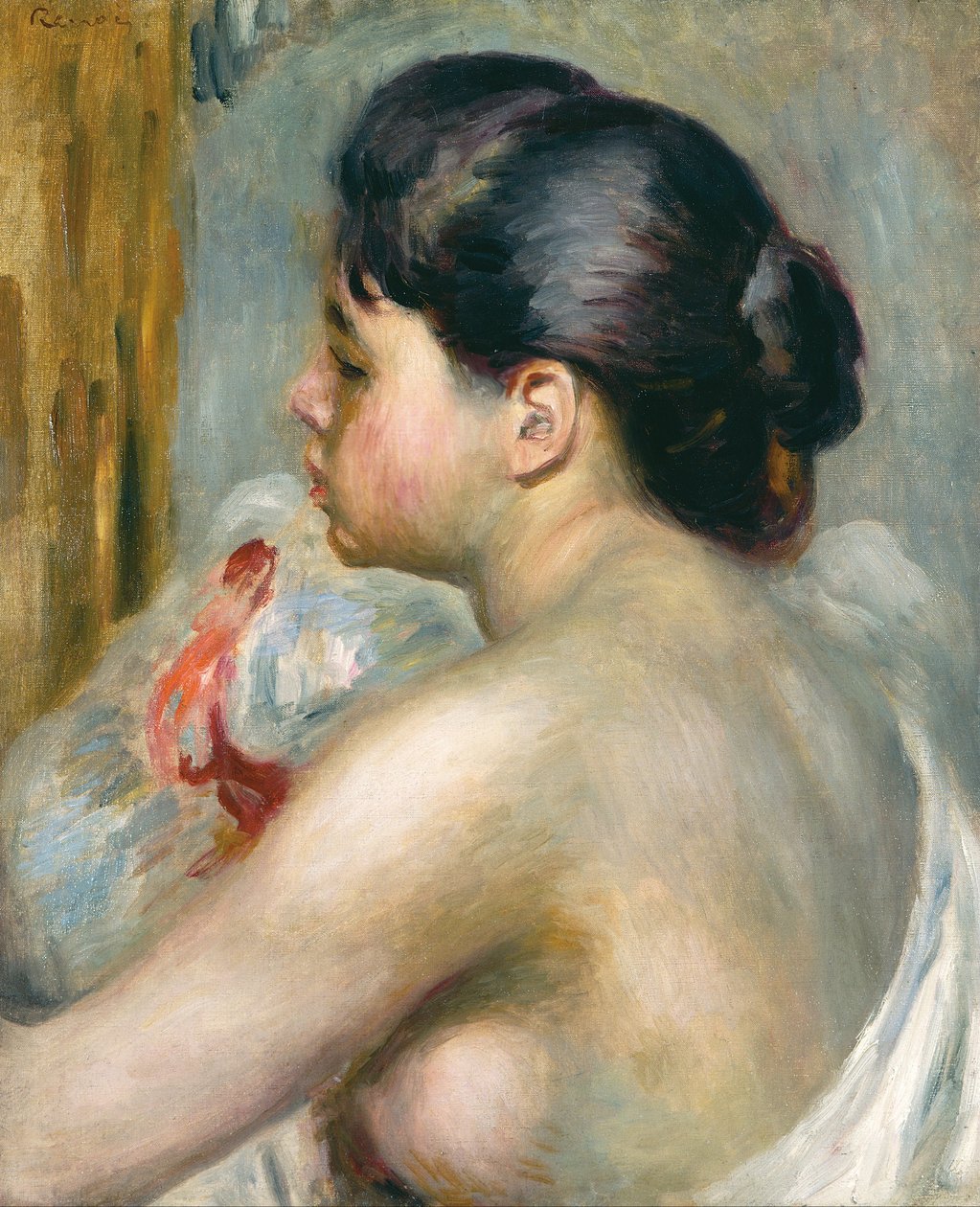 Tmavovlasá žena od Pierre Auguste Renoir