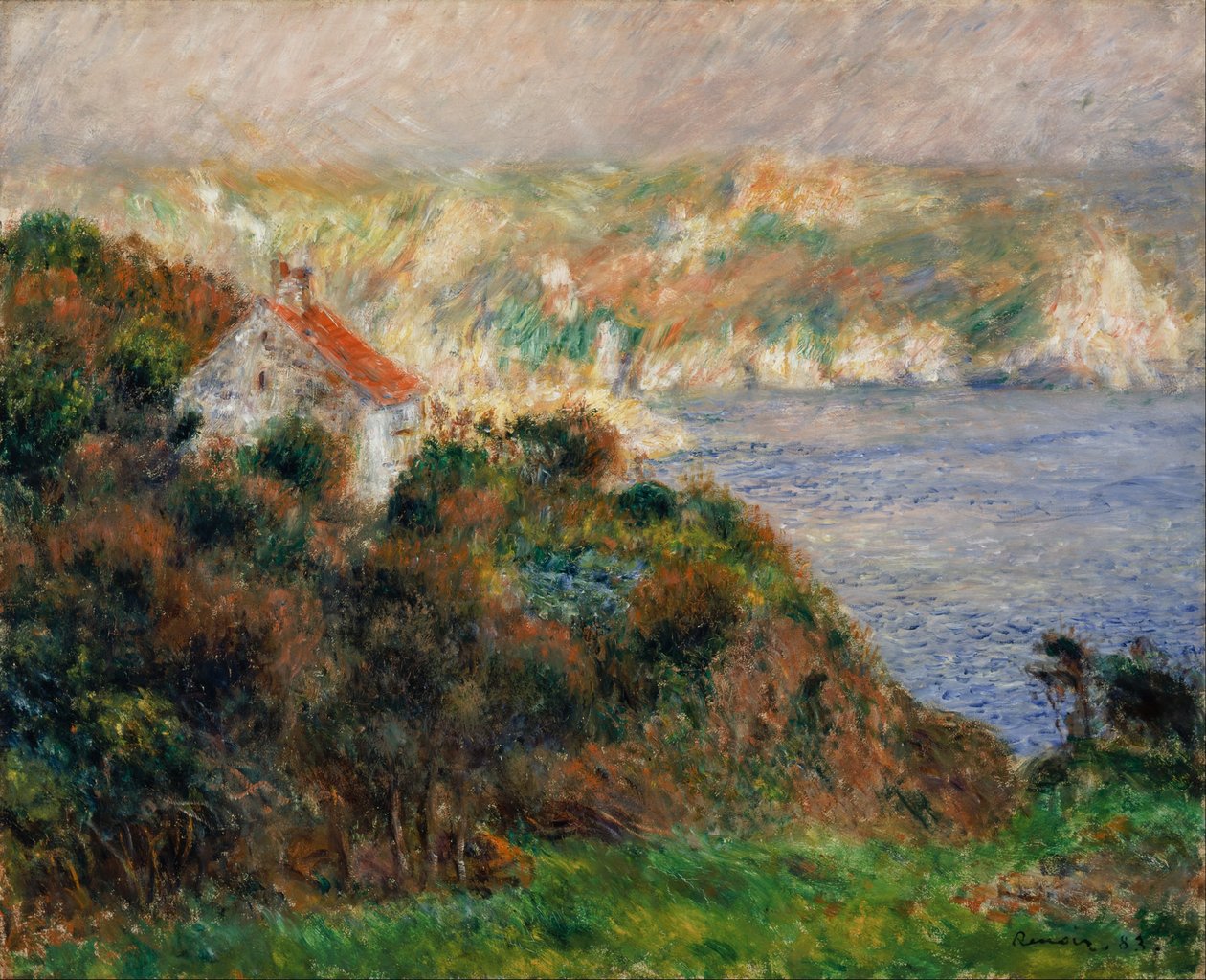 Mlha na Guernsey od Pierre-Auguste Renoir