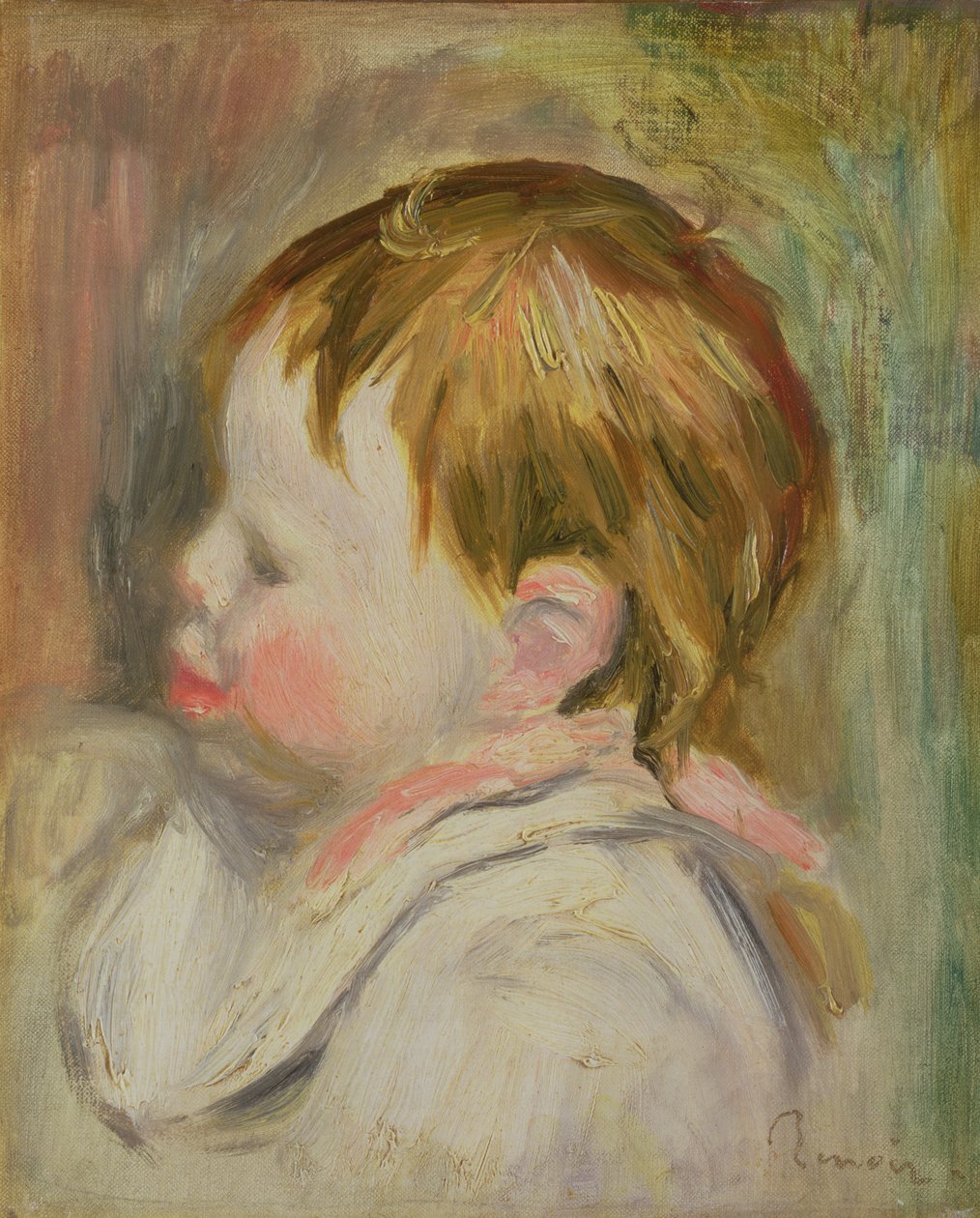 Hlava dítěte od Pierre Auguste Renoir