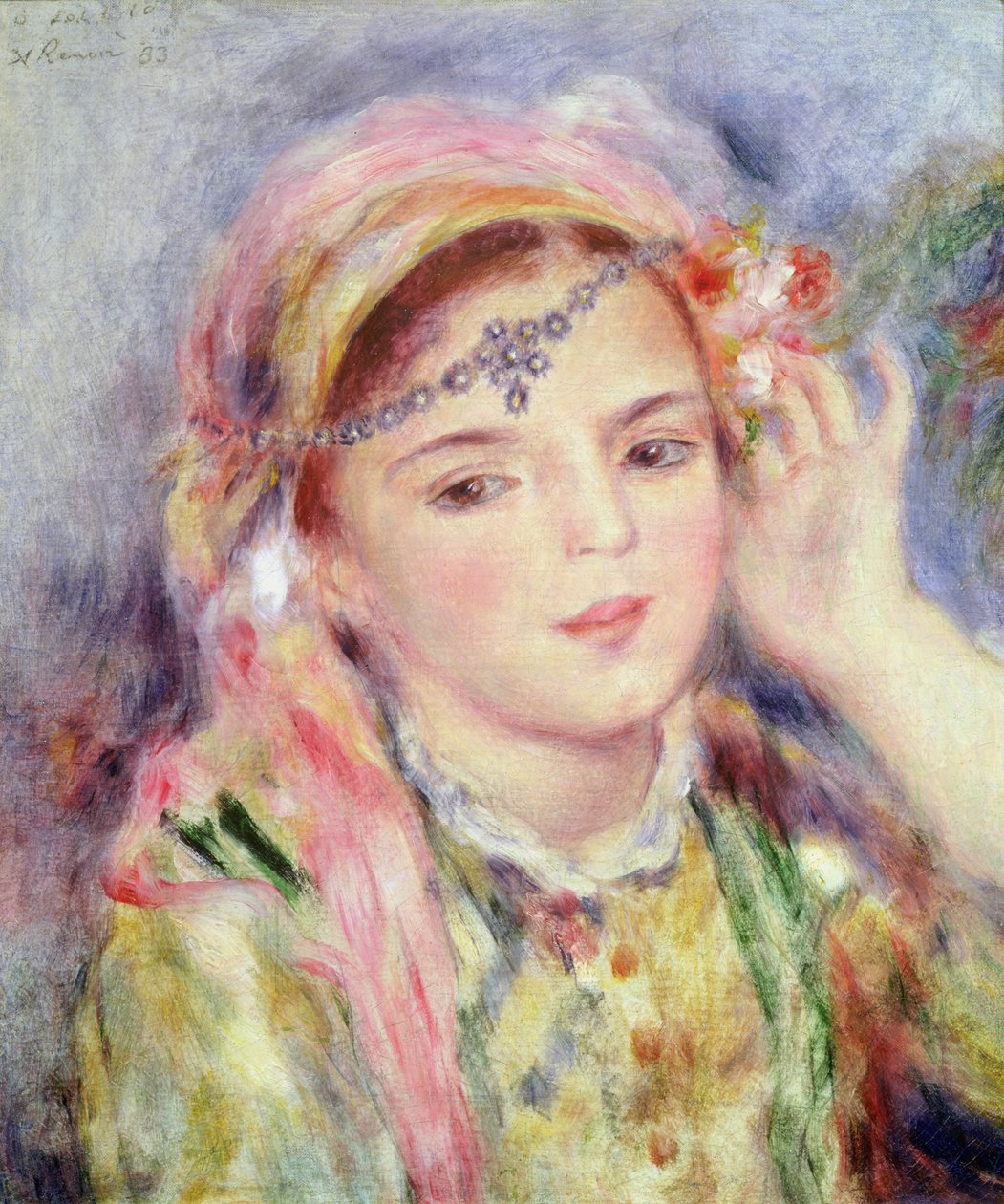 Alžířan, 1883 od Pierre Auguste Renoir