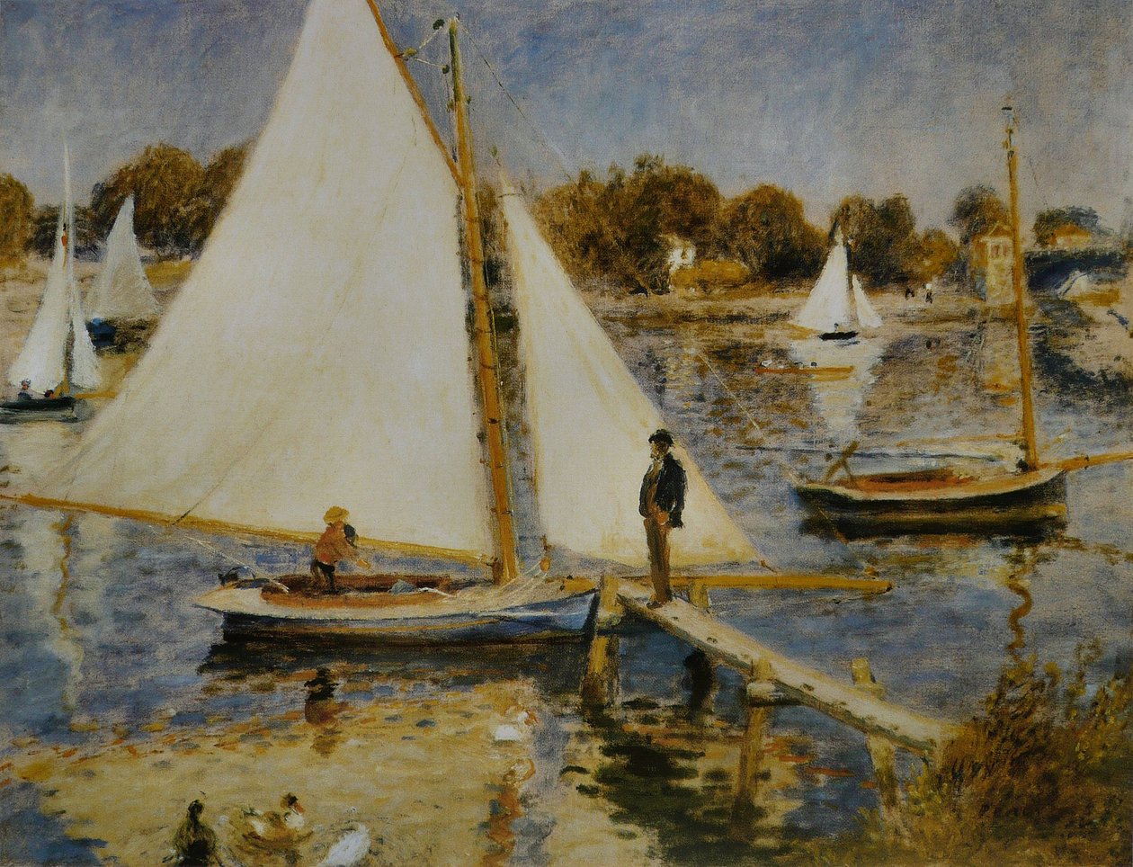 Seina v Argenteuil od Pierre Auguste Renoir