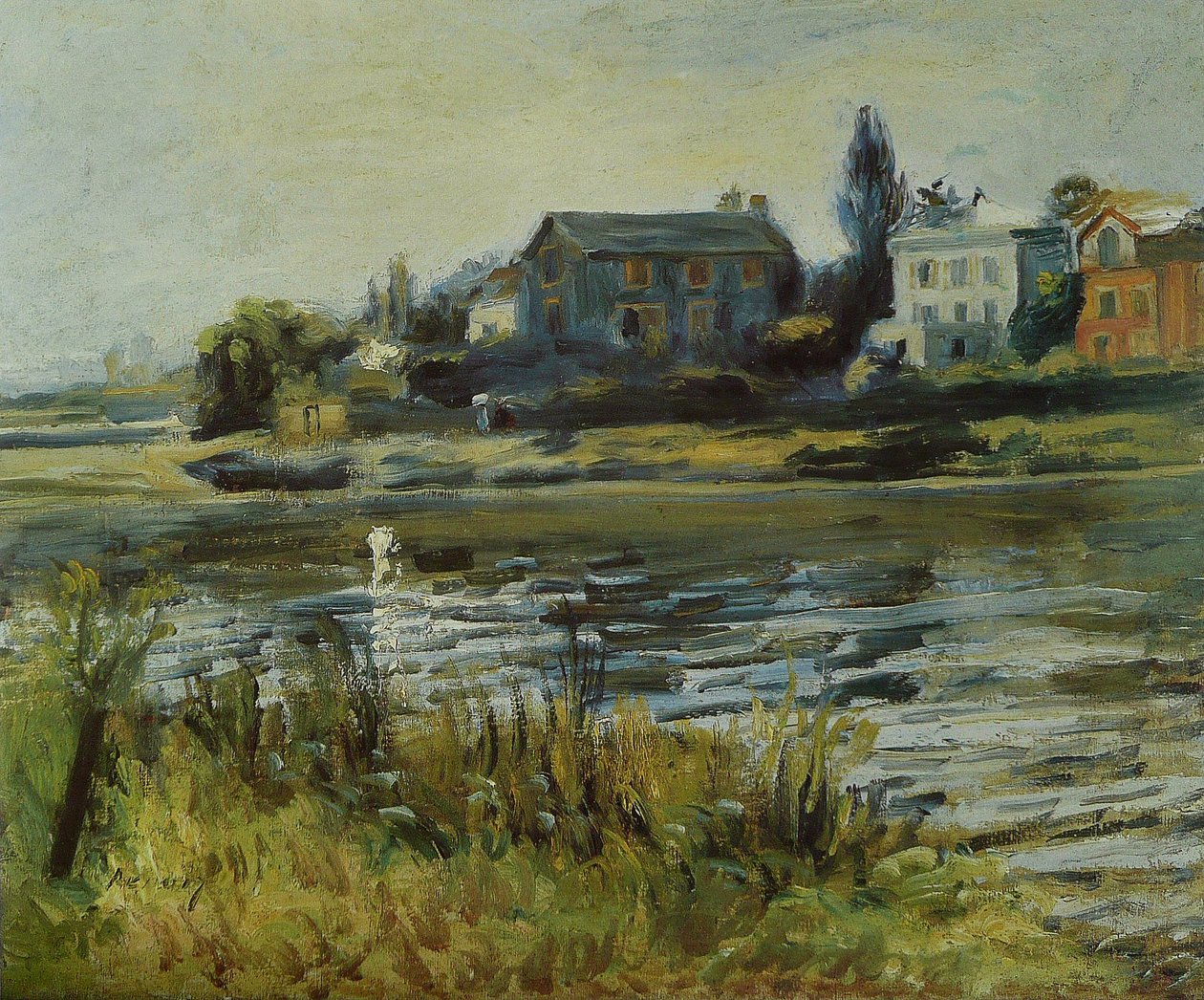 Seina v Chatou od Pierre Auguste Renoir